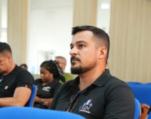 O síndico Gabriel Nunes acompanhou a audiência pública (Foto: Revista Meu Condomínio)